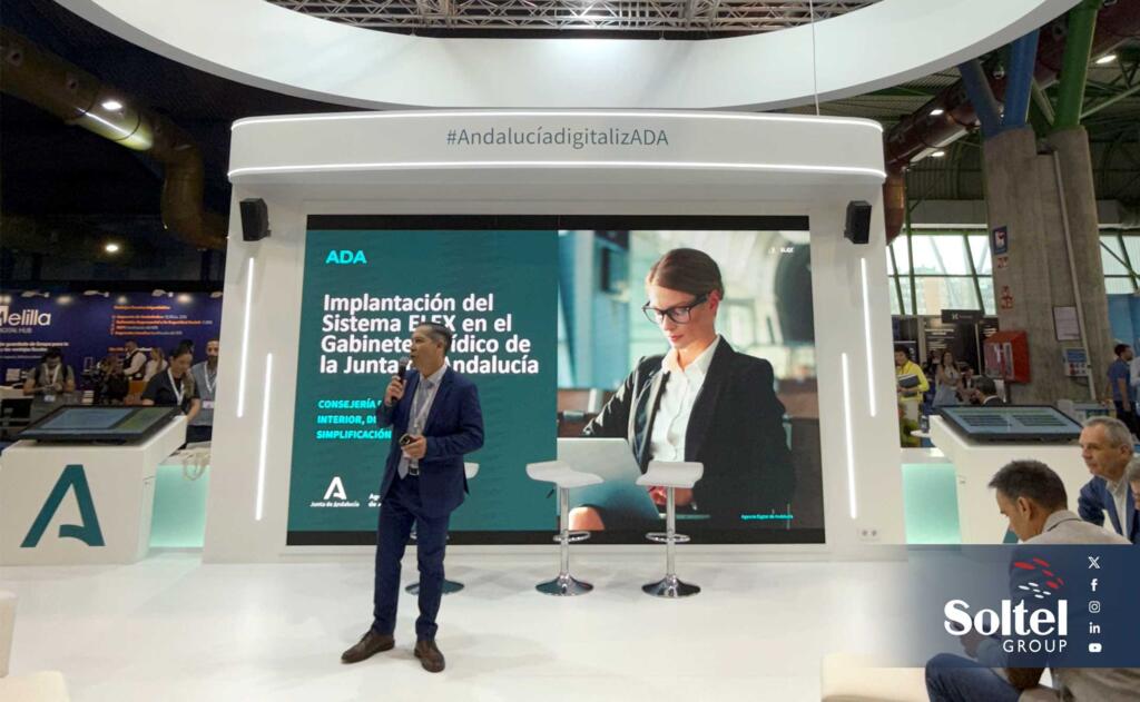 La Agencia Digital de Andalucía presenta eLex en el DES 2025 de Málaga